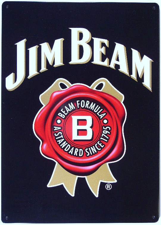 Jim Beam black 40 x 31 cm