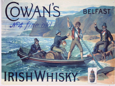 Cowans Whisky Tablica Blaszana 40x30 cm