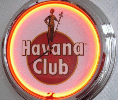 HAVANA NEON CLOCK 43,5