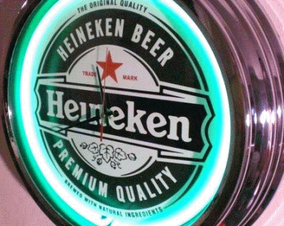 Heineken zegar 1