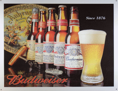 budweiser 40x30