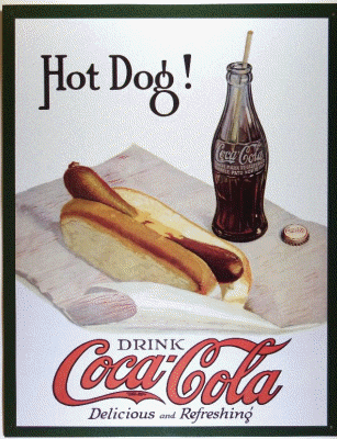 coca hot dog 41x32